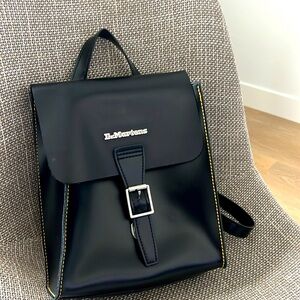 Black leather, Dr. Martens Backpack! Cute trendy pair, practically brand new!